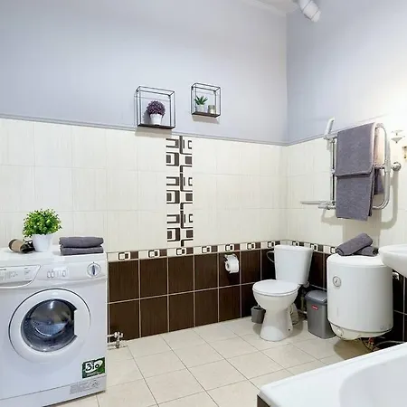 Apartment лофт 100 м2 - три раздельных спальни улица бассейная 13 метро дворец спорта